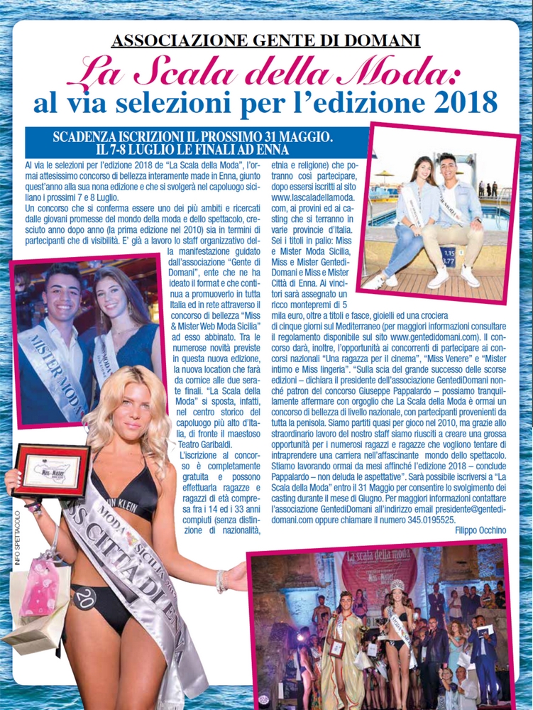 DAL GIORNALE ORA IL TUO  FAMIGLIARE